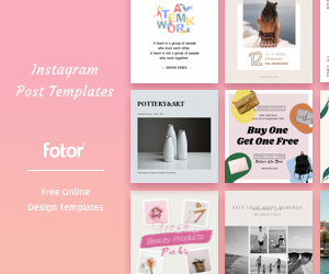 Free Instagram Post Templates. You can place this banner on your website.