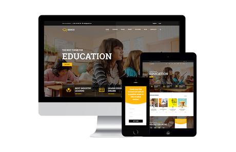 fully responsive elearning website