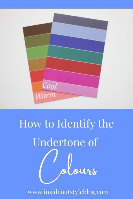 how to identify the undertone of colours