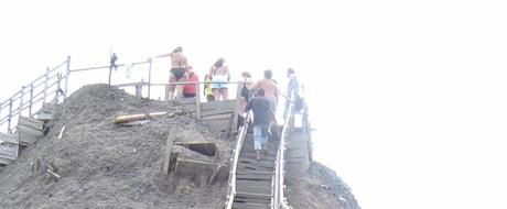 BATHING IN A MUD VOLCANO IN COLOMBIA