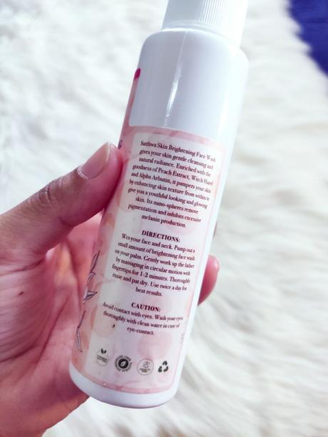 Satthwa skin brightening face wash review