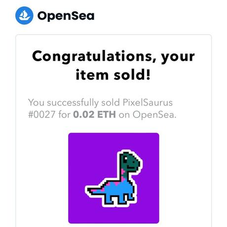 PixelSaurus #0027 has been ADOPTED and saved from extinction! Massive due to our …