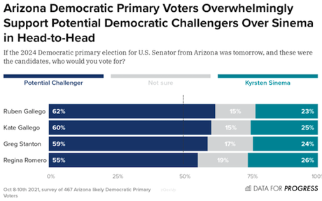 Arizona Democrats Have A VERY Low Opinion Of Sinema