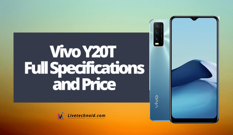 Vivo Y20T Full Specifications and Price