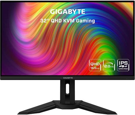 GIGABYTE M32Q 32 inch 165Hz Gaming Monitor- best USB monitors