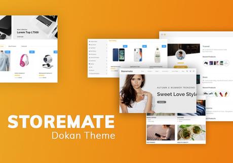 Multi-Vendor eCommerce Platforms: storemate dokan wordpress theme