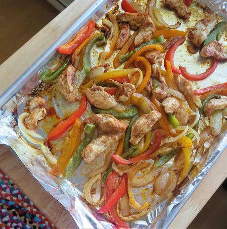 Sheet Pan Chicken Fajitas