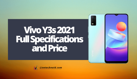 Vivo Y3s 2021 Full Specifications and Price