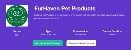 furhaven affiliate program