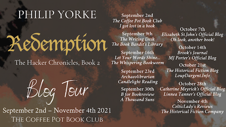 [Blog Tour] 'Redemption' (The Hacker Chronicles, Book 2) By Philip Yorke #HistoricalFiction #EnglishCivilWar