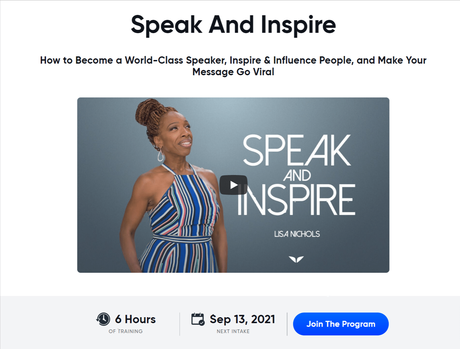 Speak And Inspire Review 2021: Lisa Nichols’ And Mindvalley’s Powerful Course