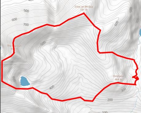 Cnoc na Péiste via Lough Googh Loop