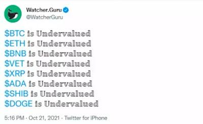 Watcher Guru tweet Watcher Guru tweet