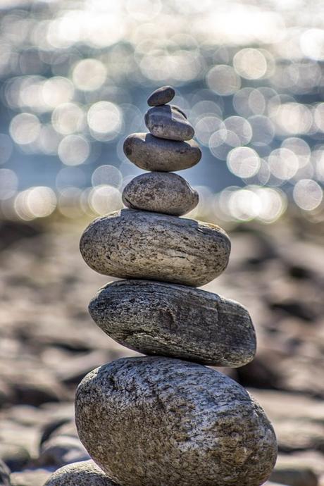 stones, pebbles, round