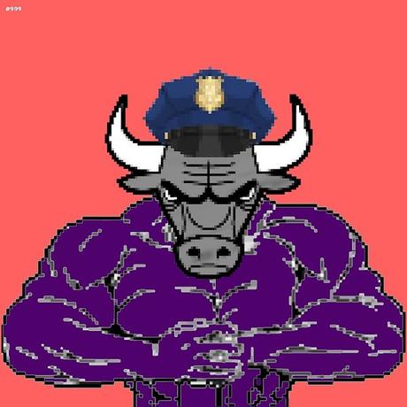 On #OpenSea #coloredbulls #nft #nftart #nftartist #nftcollector #nftcommunity #n…