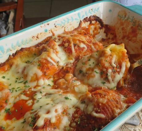 Spinach and Cheese Stuffed Shells