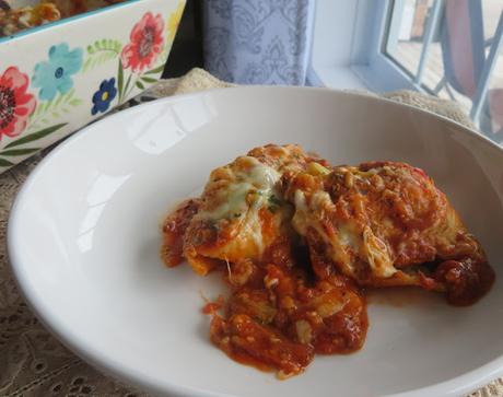 Spinach and Cheese Stuffed Shells