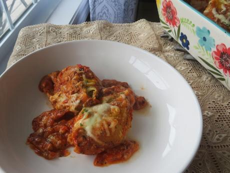 Spinach and Cheese Stuffed Shells