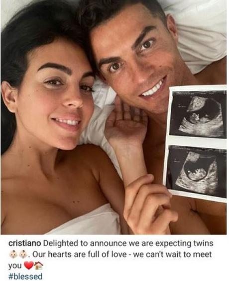 Cristiano Ronaldo And Associate, Georgina Rodriguez Anticipating Twins