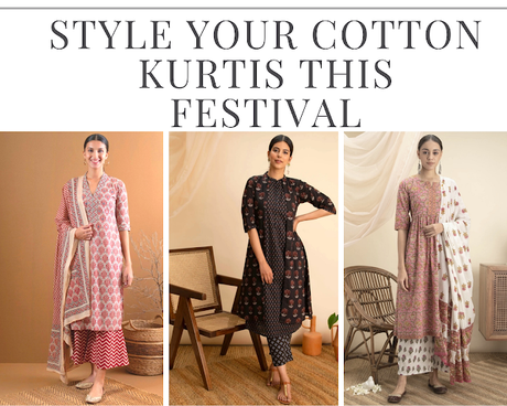 style your cotton Kurtis this festive season