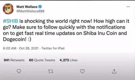 Matt Wallace tweet Matt Wallace tweet