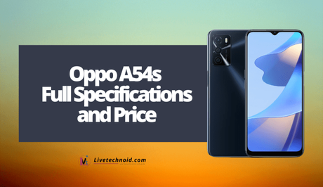 Oppo A54s Full Specifications and Price