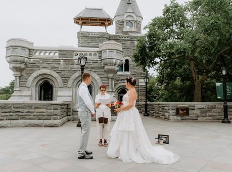 Dana and Kevin’s Marriage Vow Renewal on Belvedere Castle Terrace