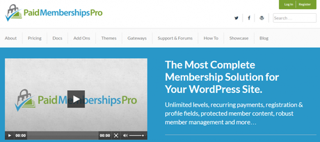 Paid Membership pro : Free Membership plugin