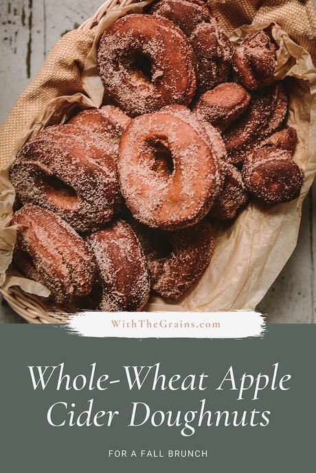 Whole Wheat Apple Cider Doughnuts & Apple Cider Mimosas