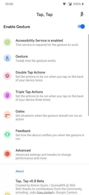 Tap, Tap APK v0.10.1 - Double-Tap Back of Device App Free Download