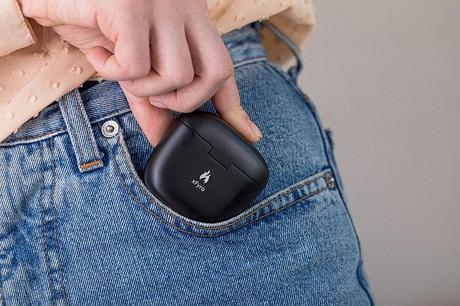 xfyro headphone in a pocket size case