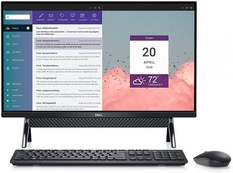 Dell Inspiron 7700 AIO Desktop, 27-inch FHD Infinity Touchscreen All in One- Computers for Graphic Design