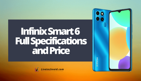 Infinix Smart 6 Full Specifications and Price