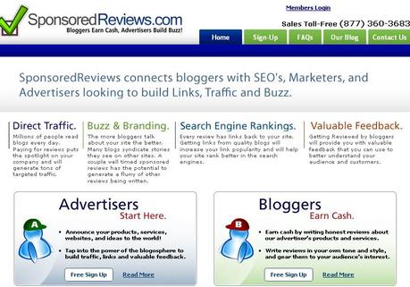 Sponsored Reviews:Earn Money by Writing Honest Reviews
