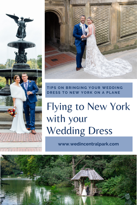 Flying to New York with your Wedding Dress