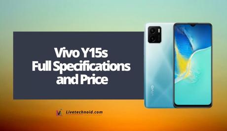 Vivo Y15s Full Specifications and Price