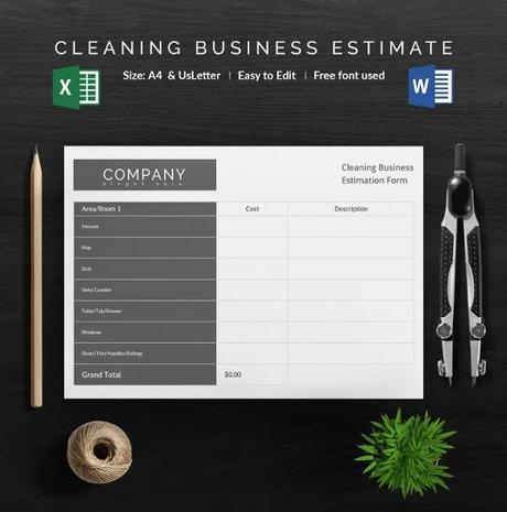 A microsoft business plan template can help get you started. 26+ Blank Estimate Templates - PDF, DOC, Excel, ODT | Free
