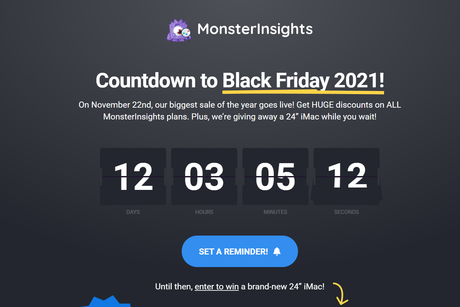 monsterinsights giveaway