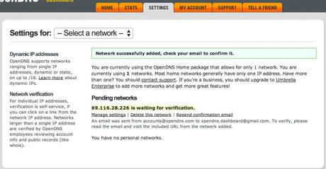 Open DNS compatibility