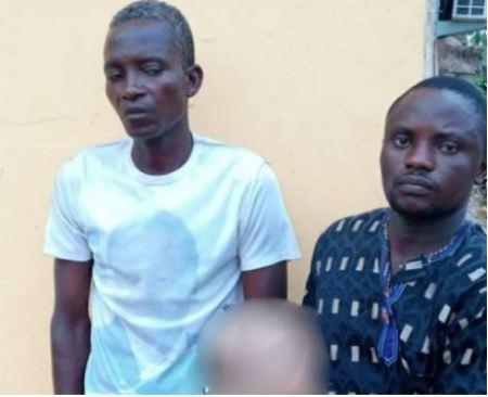 Two Males Arrested For Being In Possession Of A Human Head In Ogun (Picture)