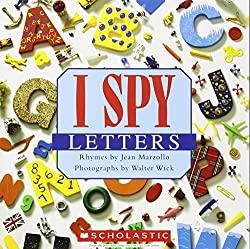 Image: I Spy Letters | Paperback – Illustrated: 32 pages | by Jean Marzollo  (Author), Walter Wick  (Photographer). Publisher: Scholastic Inc.; Illustrated edition (January 1, 2012)