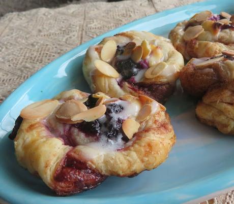 Blueberry Cheesecake Danish