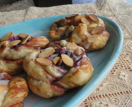 Blueberry Cheesecake Danish