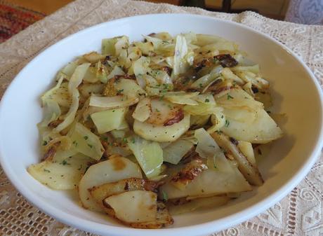 Fried Cabbage and Potatoes