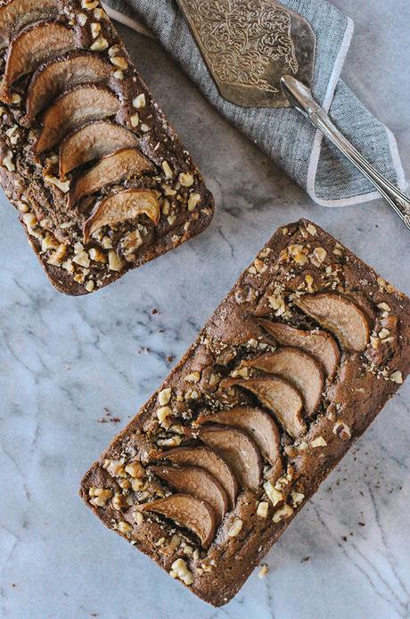 Pumpkin Pear Bread with Chocolate Chunks (Whole-Grain & Gluten-Free)