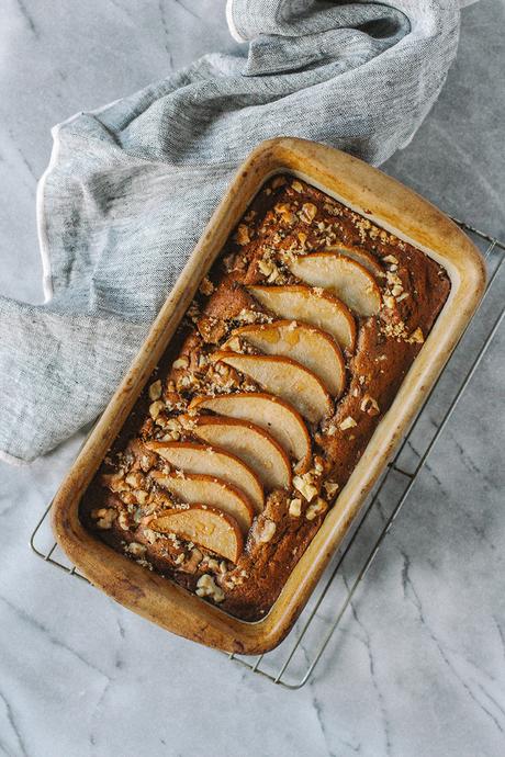 Pumpkin Pear Bread with Chocolate Chunks (Whole-Grain & Gluten-Free)