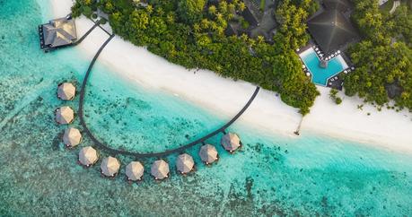 Maldives Aerial View Islands Beach