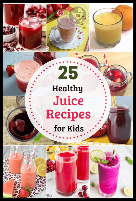 Give those packaged juices a miss and go for these Healthy Juice Recipes for Kids instead! Perfect to fill in those nutritional gaps in your child's diet!