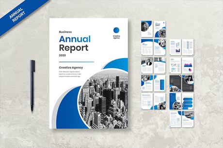 When you are into business, it is necessary to maintain a professional outfit with th. 25+ Best Free Annual Report Template Designs 2021 - Theme