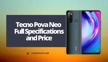 Tecno Pova Neo Full Specifications and Price